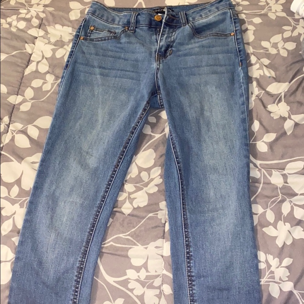 Light blue jeans